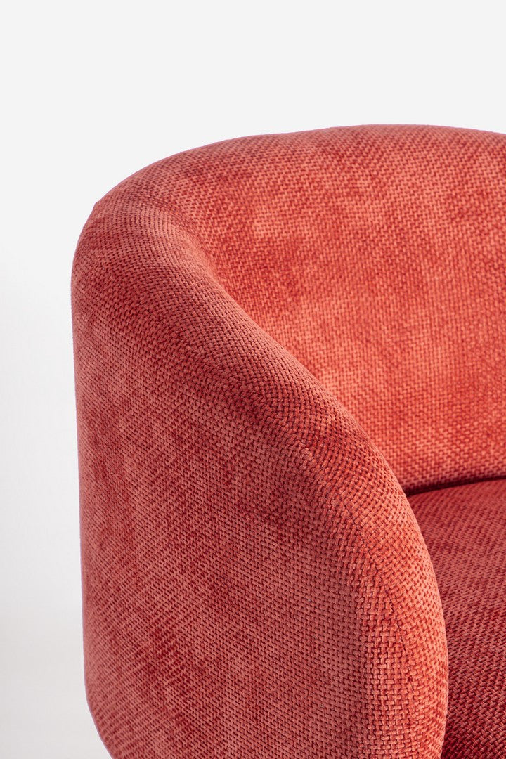 Fotoliu Rotativ Tapițat Textil Cireș, Julienne Bizzotto - Imagine 7