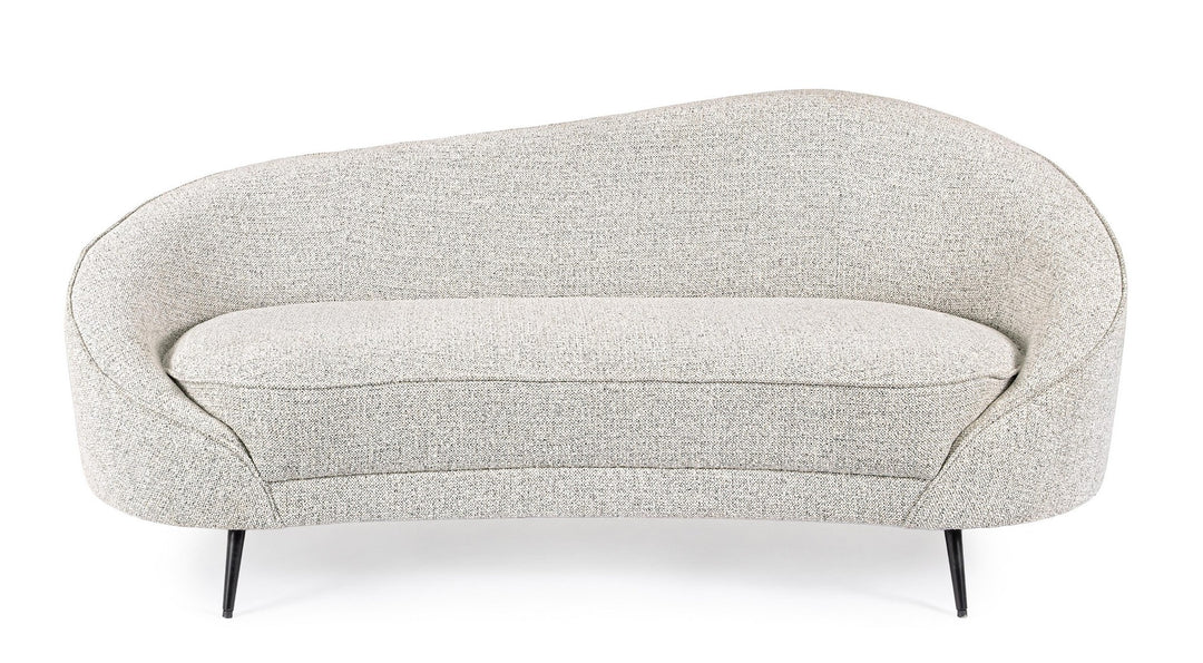 Canapea Glam Textil Gri 3 Locuri, Costance Bizzotto - Imagine 3