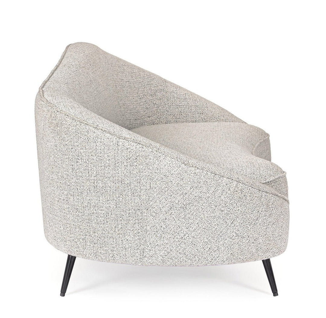 Canapea Glam Textil Gri 3 Locuri, Costance Bizzotto - Imagine 5