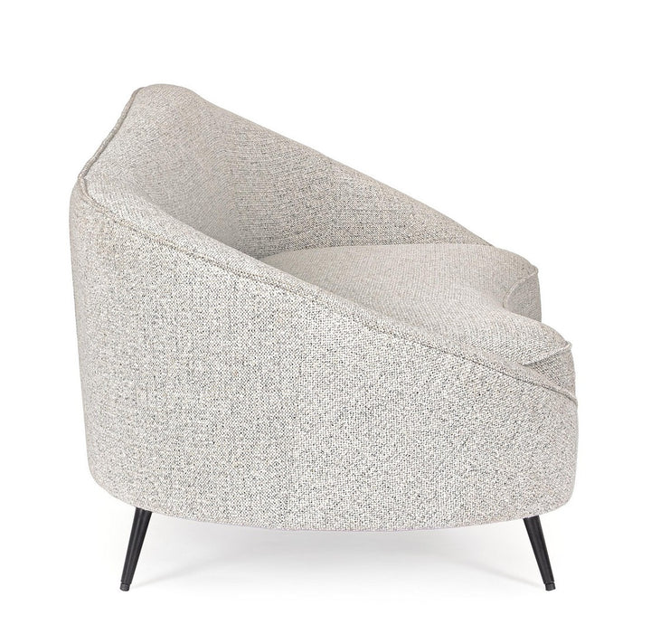 Canapea Glam Textil Gri 3 Locuri, Costance Bizzotto - Imagine 5