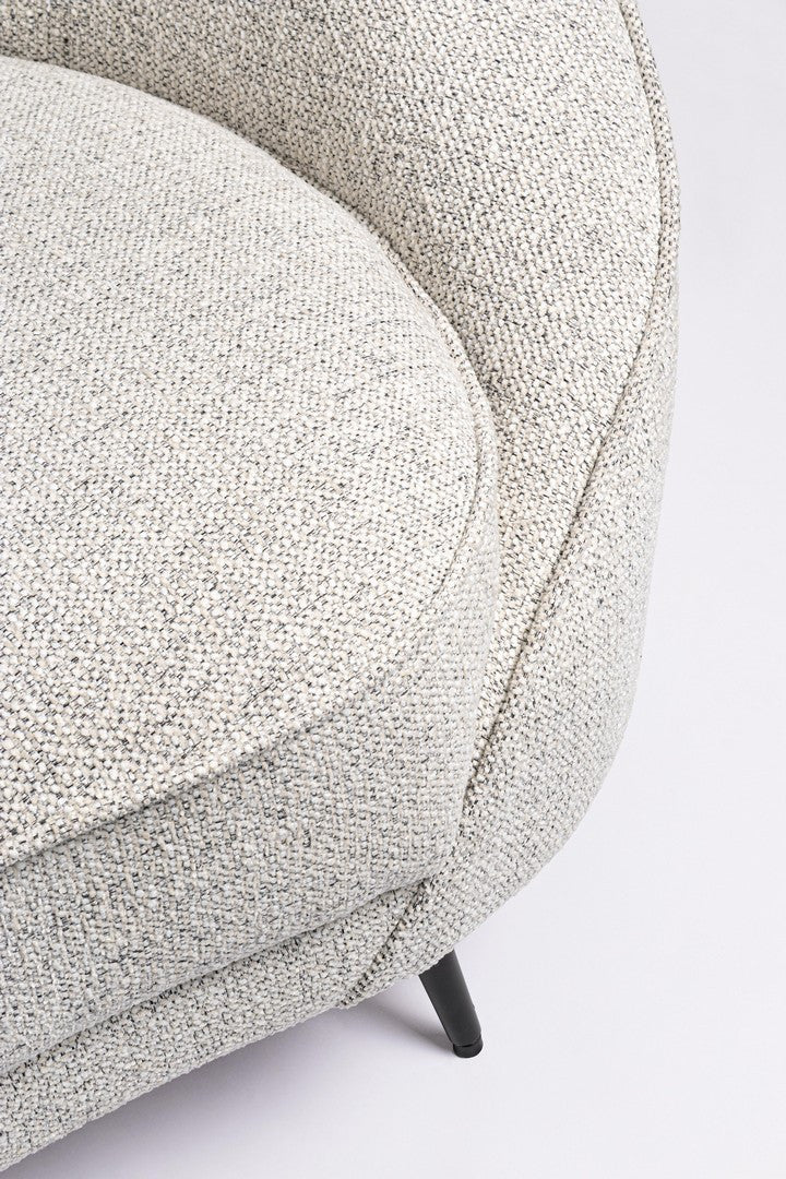 Canapea Glam Textil Gri 3 Locuri, Costance Bizzotto - Imagine 7