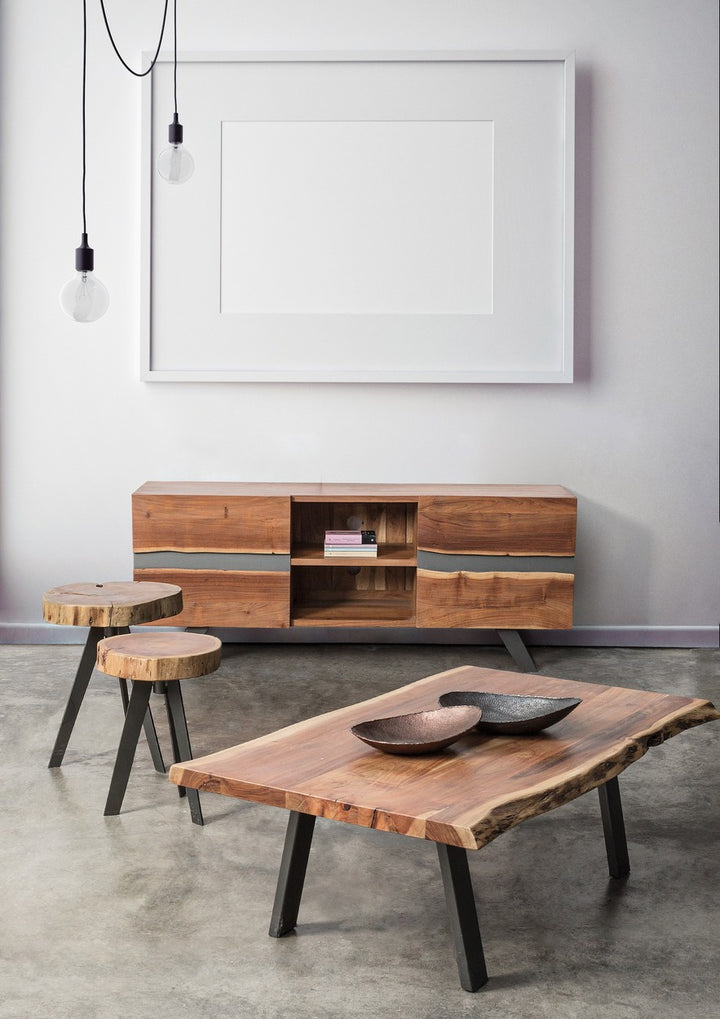 Dulap Lemn Natural Cu Inserții Metalice, Aron Bizzotto - Imagine 10