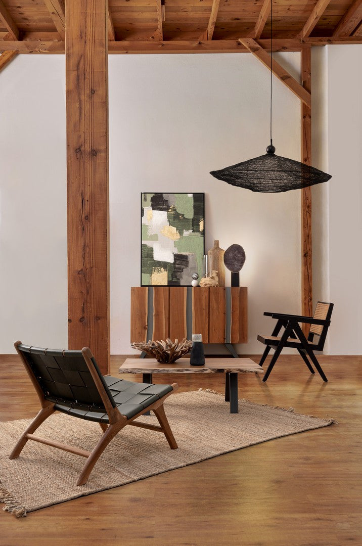 Bufet Natural Lemn Acacia Și Metal, Aron Bizzotto - Imagine 8