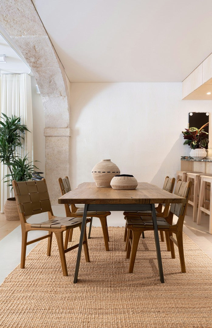 Masă Dining Natural Lemn Acacia, Aron Bizzotto - Imagine 6