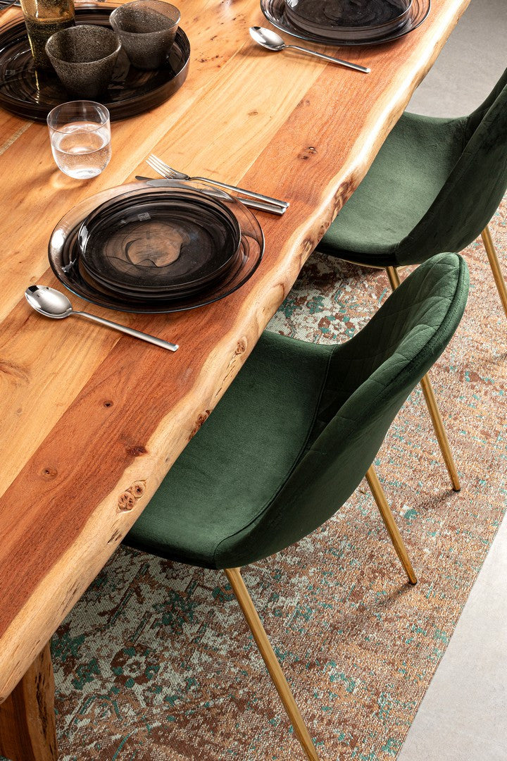 Masă Dining Lemn Acacia Natural, Eneas Bizzotto - Imagine 7