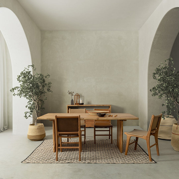 Masă Dining Lemn Acacia Natural, Eneas Bizzotto - Imagine 10