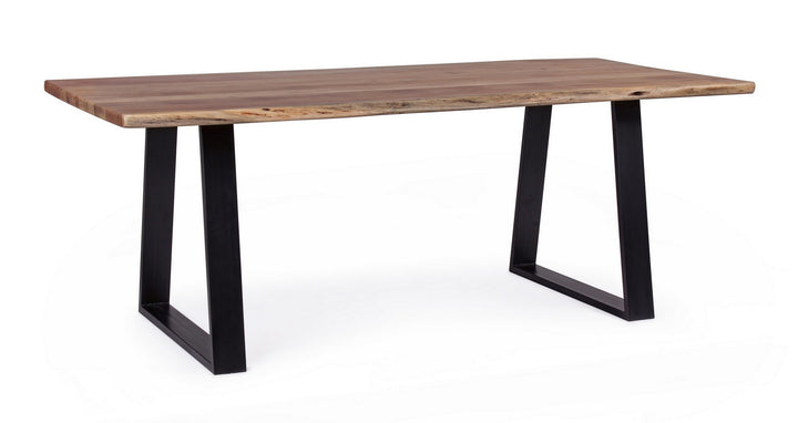Masă Dining Lemn Acacia Și Metal, Artur Bizzotto - Imagine 1