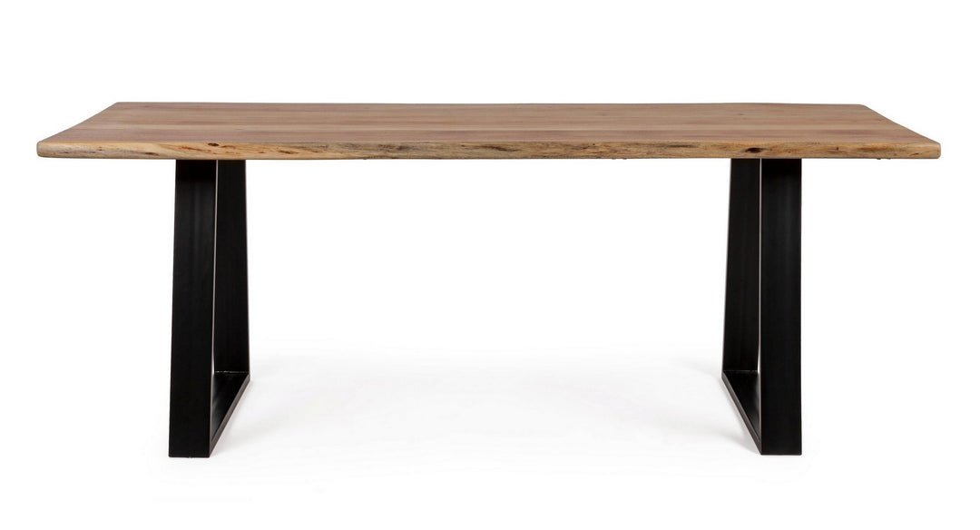 Masă Dining Lemn Acacia Și Metal, Artur Bizzotto - Imagine 3