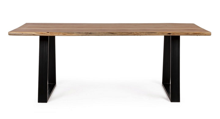 Masă Dining Lemn Acacia Și Metal, Artur Bizzotto - Imagine 3