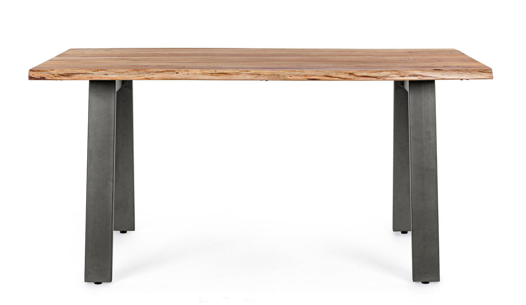 Masă Dining Lemn Acacia Și Metal, Aron Bizzotto - Imagine 3