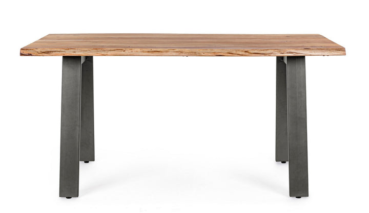 Masă Dining Lemn Acacia Și Metal, Aron Bizzotto - Imagine 3
