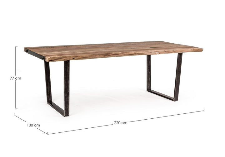 Masă Dining Industrial Lemn Acacia, Elmer Bizzotto - Imagine 2