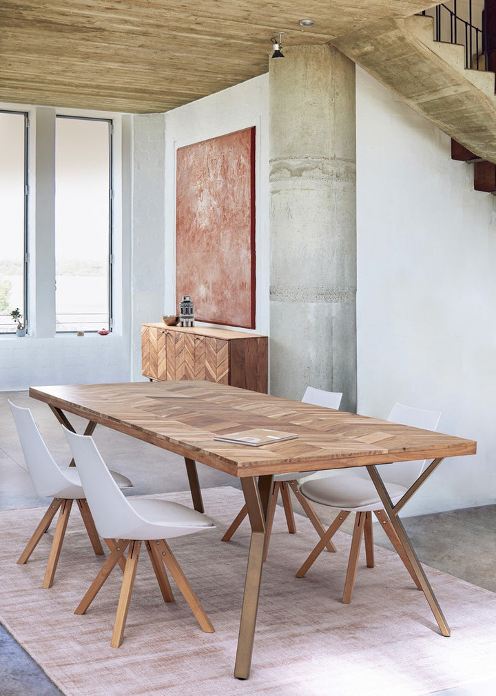 Masă Dining Lemn Acacia Vintage, Raida Bizzotto - Imagine 7