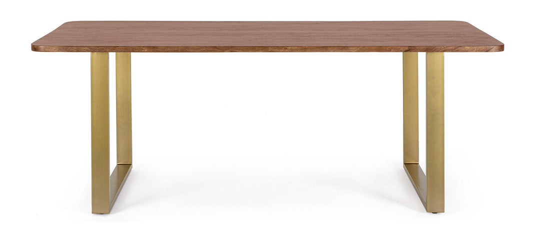 Masă Dining Lemn Acacia Și Metal, Vital Bizzotto - Imagine 3
