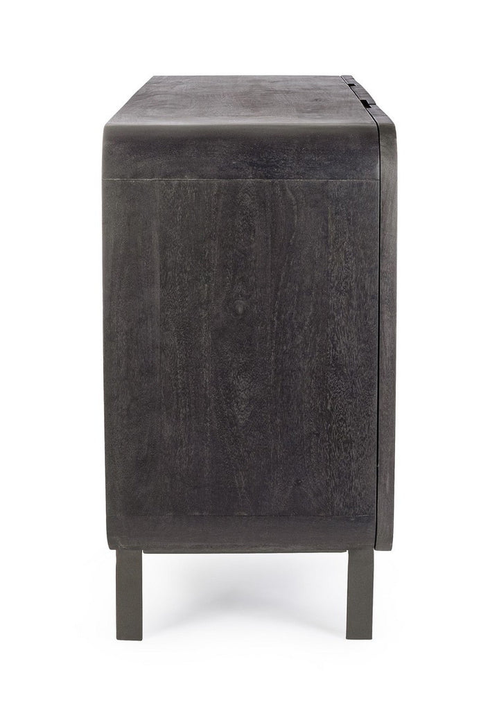 Bufet Negru Contemporan Lemn Mango, Orissa Bizzotto - Imagine 5