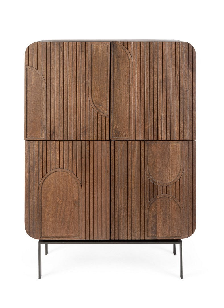Dulap Înalt Contemporan Lemn Mango, Orissa Brown Bizzotto - Imagine 3