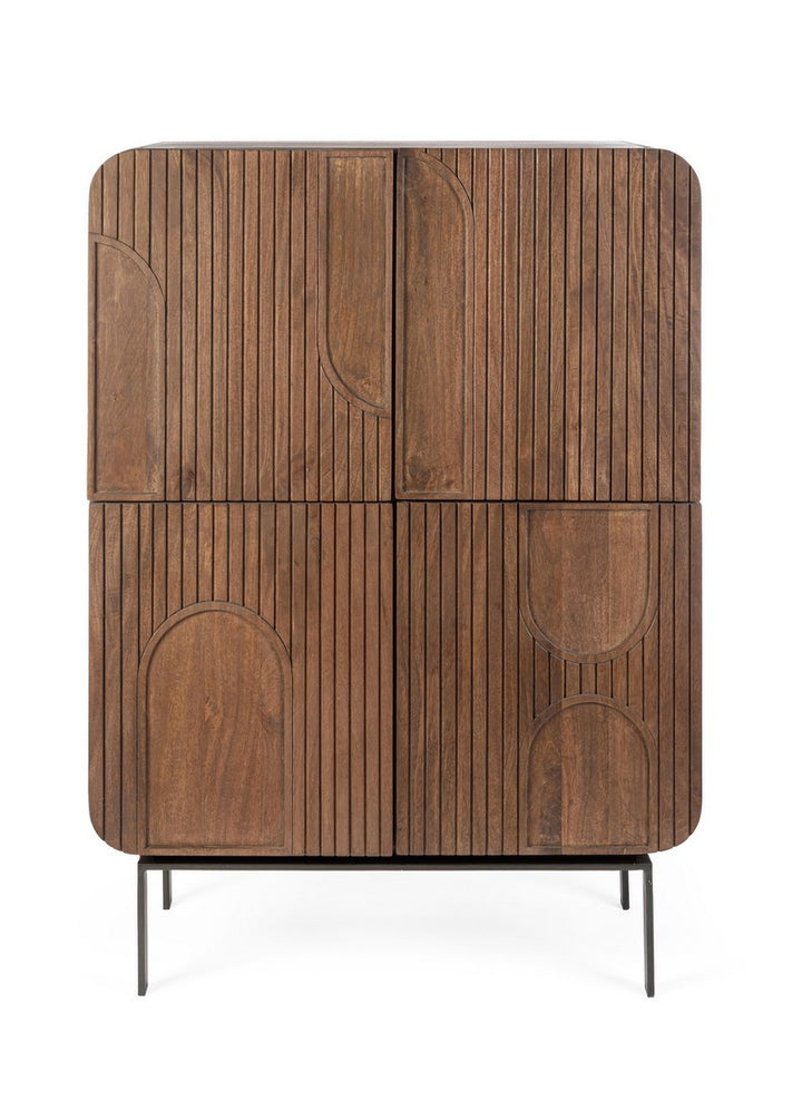 Dulap Înalt Contemporan Lemn Mango, Orissa Brown Bizzotto - Imagine 3