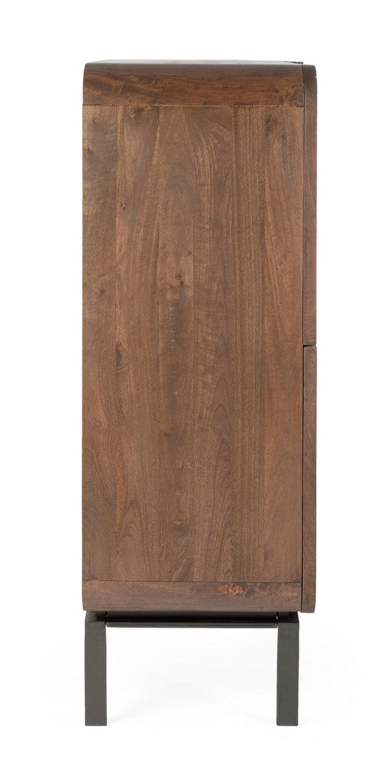 Dulap Înalt Contemporan Lemn Mango, Orissa Brown Bizzotto - Imagine 5