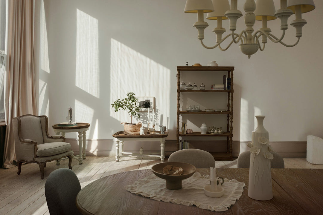 Fotoliu Clasic Tapițat Textil Bej, Catherine Bizzotto - Imagine 7