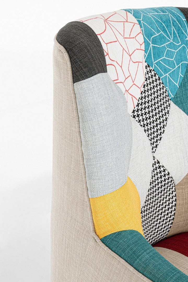 Fotoliu Tapițat Patchwork, Galatea Bizzotto - Imagine 6