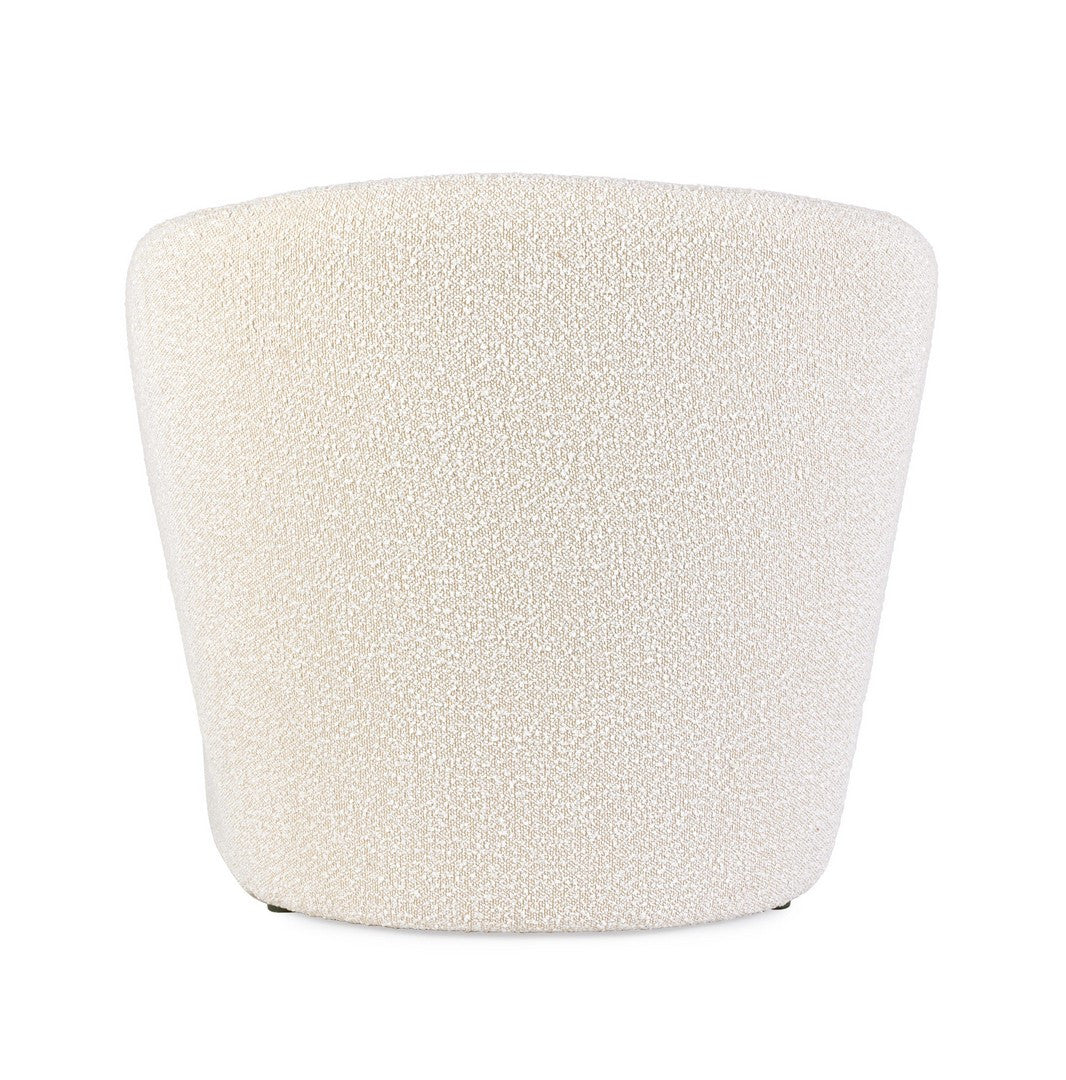 Fotoliu Tapițat Bouclé Bej, Babila Natural Bizzotto - Imagine 5