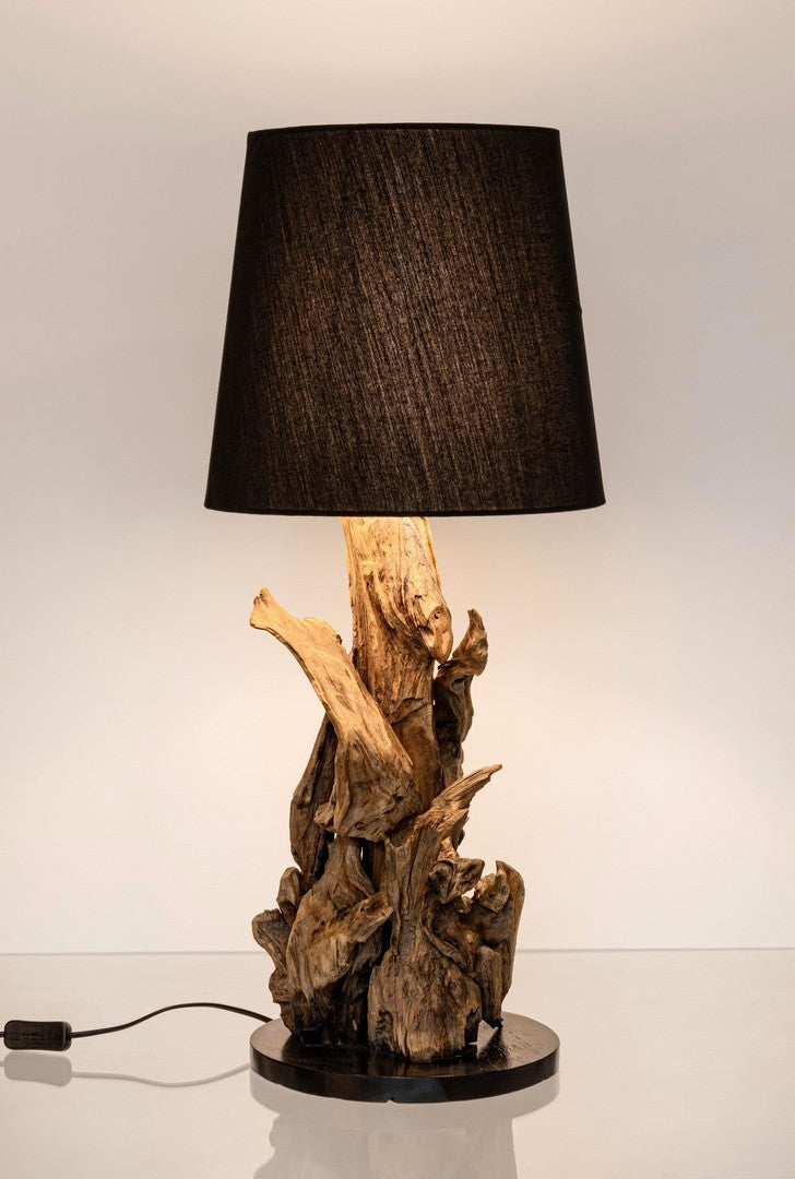 Lampă De Masă Naturală Teak Recycled, Bluma Bizzotto - Imagine 5