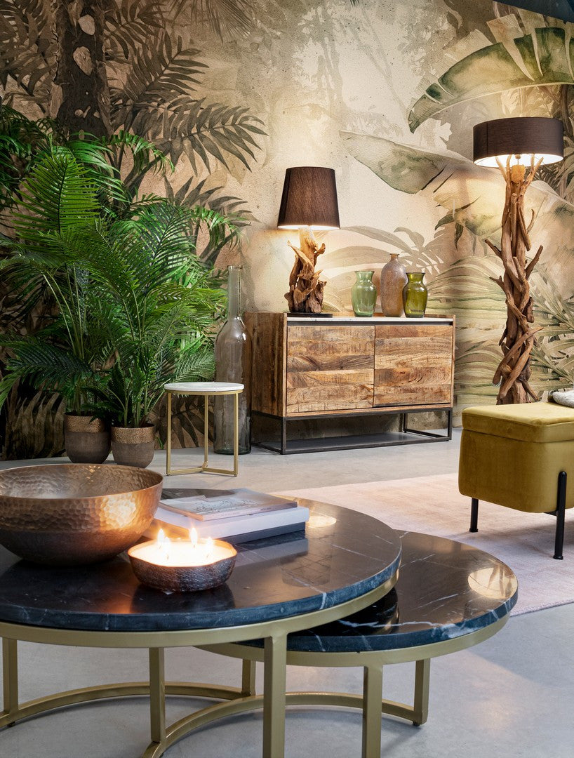 Lampă De Masă Naturală Teak Recycled, Bluma Bizzotto - Imagine 7