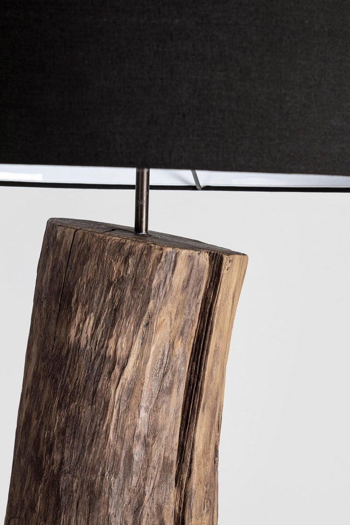 Lampă De Podea Naturală Teak Negru, Kleta Bizzotto - Imagine 2