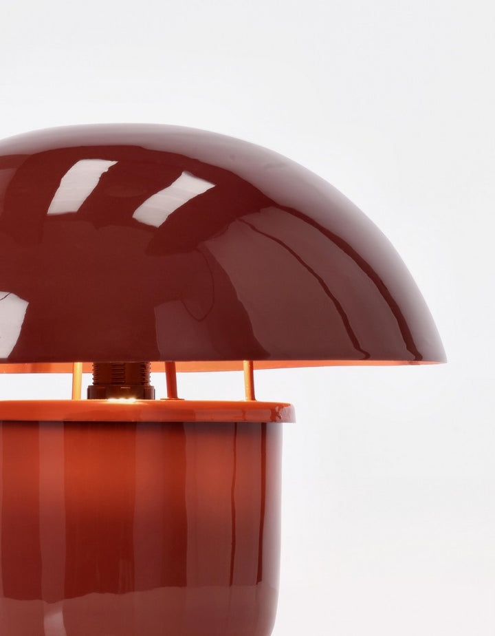 Lampă De Masă Metalică Lucioasă Roșie, Koppel Bizzotto - Imagine 4