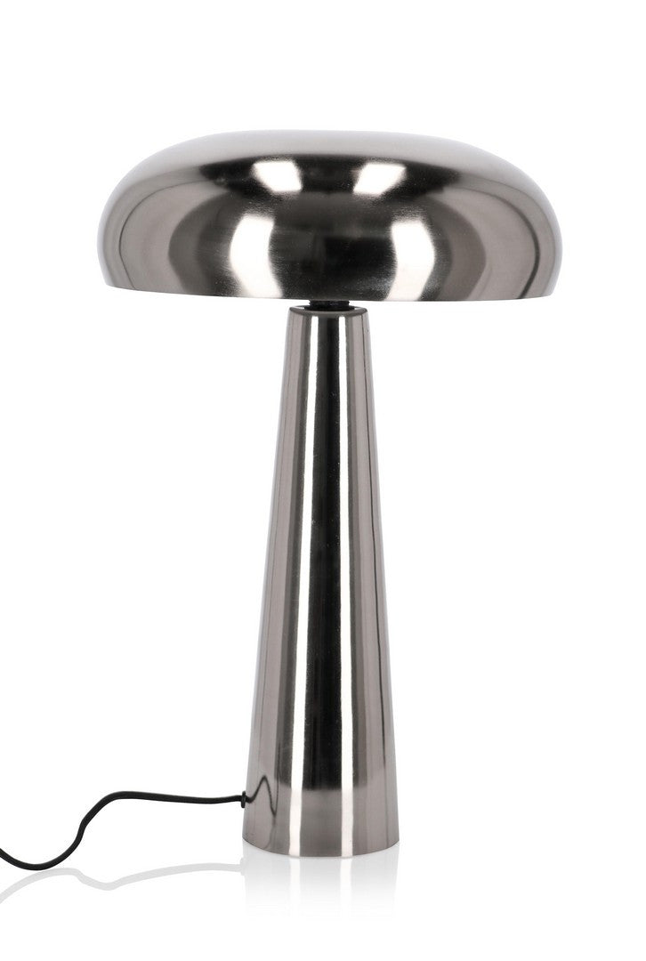 Lampă De Masă Metalică Argintie, Huvila Bizzotto - Imagine 1