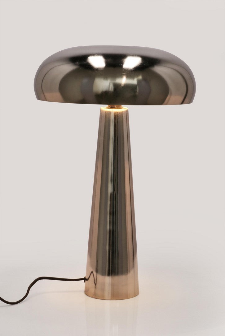 Lampă De Masă Metalică Argintie, Huvila Bizzotto - Imagine 3