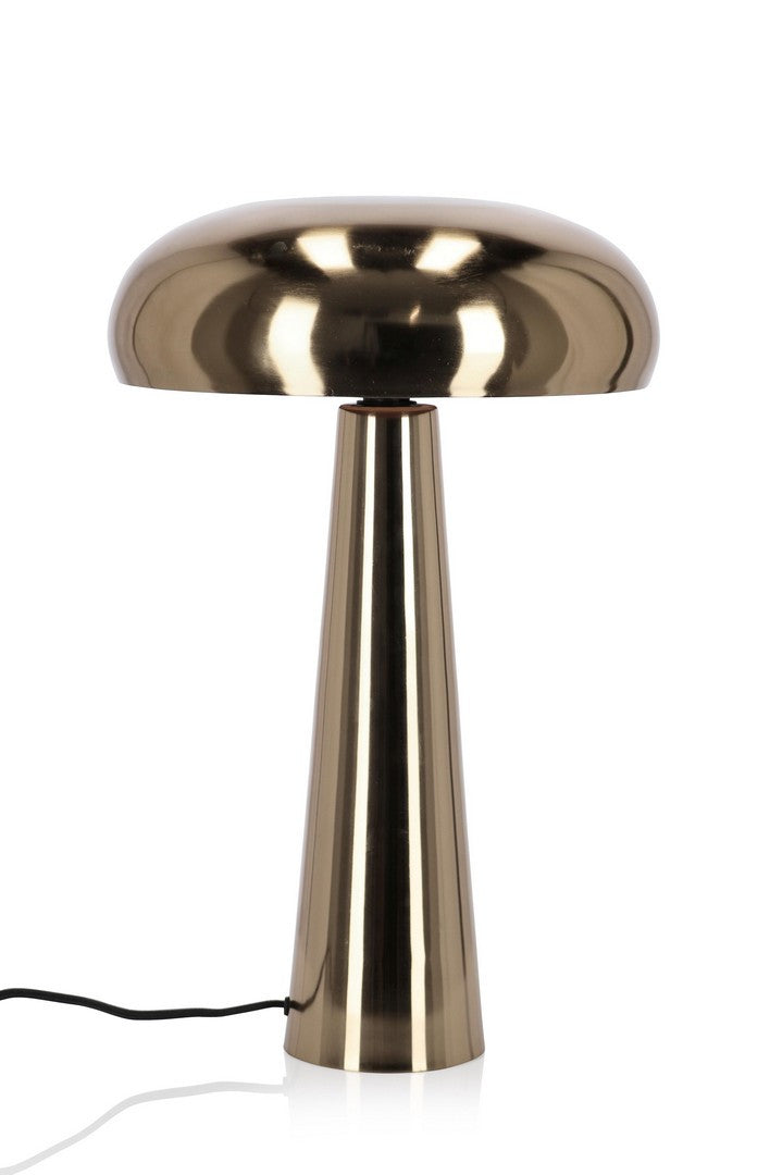 Lampă De Masă Metalică Aurie, Huvila Gold Bizzotto - Imagine 1