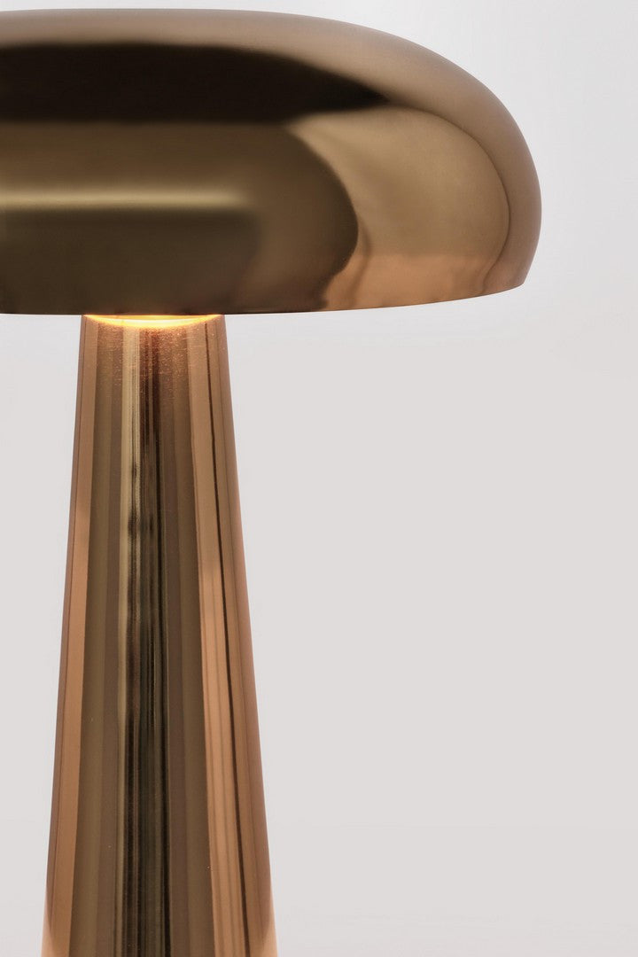 Lampă De Masă Metalică Aurie, Huvila Gold Bizzotto - Imagine 4