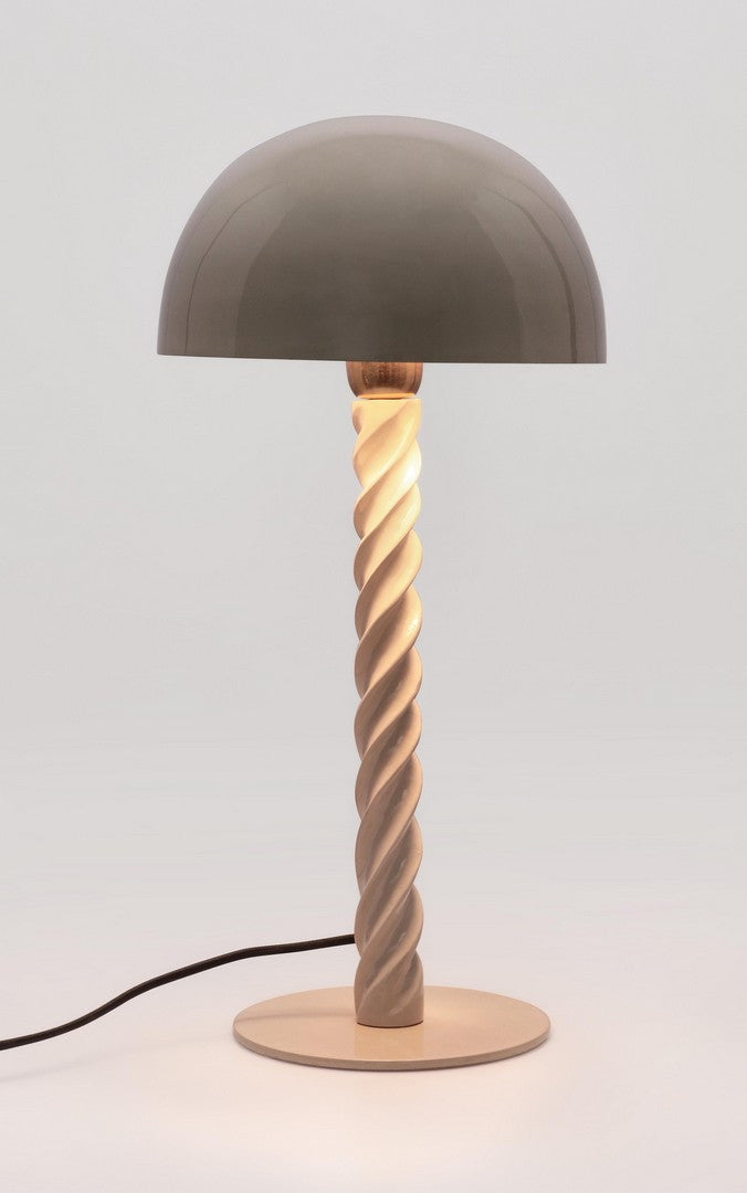 Lampă De Masă Bej Metalică, Nendo Bizzotto - Imagine 3