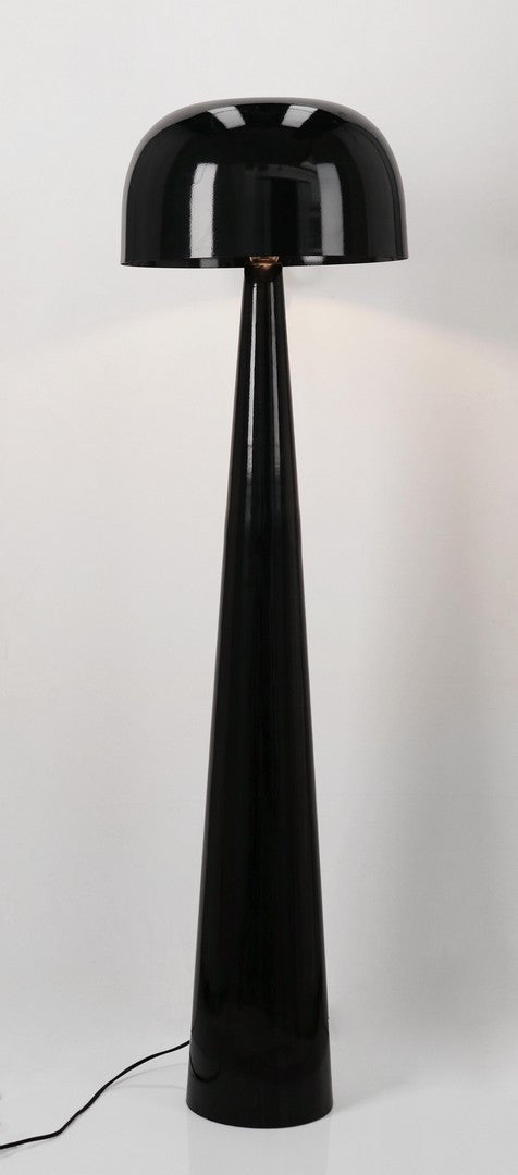 Lampă De Podea Neagră Metalică, Kink Black Bizzotto - Imagine 2