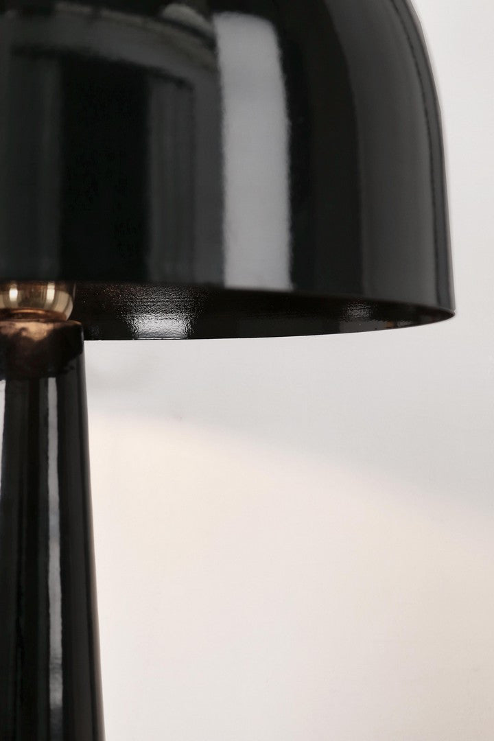 Lampă De Podea Neagră Metalică, Kink Black Bizzotto - Imagine 3