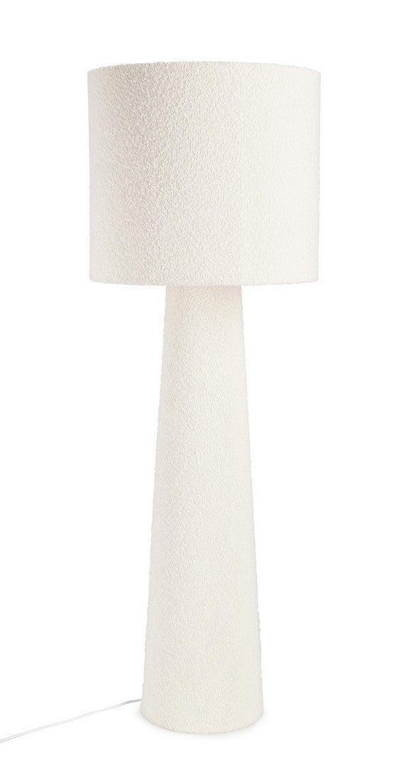 Lampă De Podea Bouclé Bej, Radha Bizzotto - Imagine 1