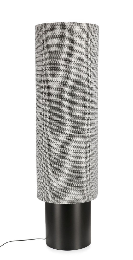Lampă De Podea Textil Gri Negru, Varuni Bizzotto - Imagine 1