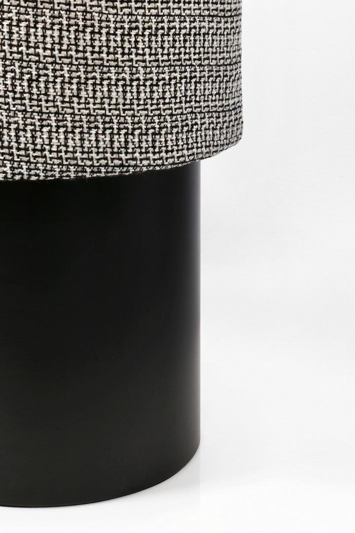 Lampă De Podea Textil Gri Negru, Varuni Bizzotto - Imagine 2