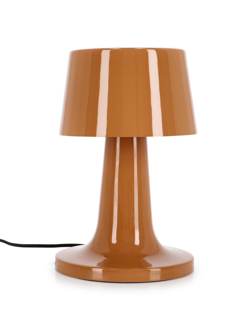Lampă De Masă Modernă Metalică Portocalie, Turner Bizzotto - Imagine 1