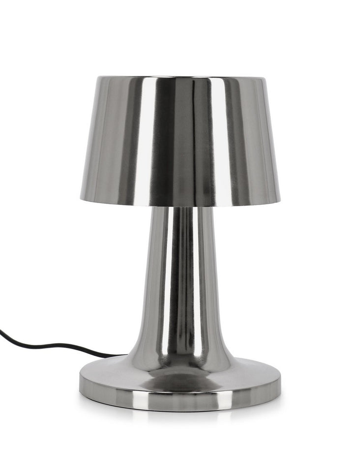 Lampă De Masă Metalică Argintie, Turner Silver Bizzotto - Imagine 1