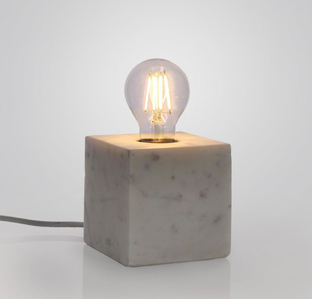 Lampă De Masă Marmură Albă Modernă, Mandla Bizzotto - Imagine 3