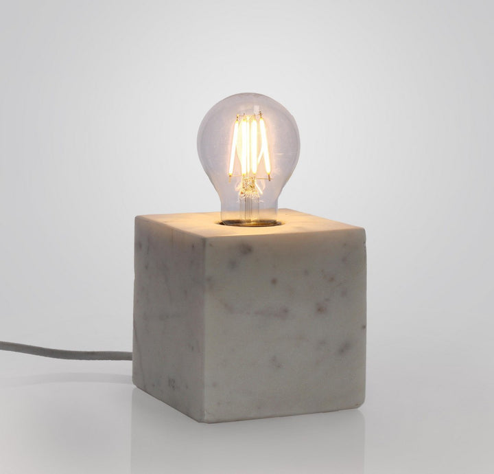Lampă De Masă Marmură Albă Modernă, Mandla Bizzotto - Imagine 3