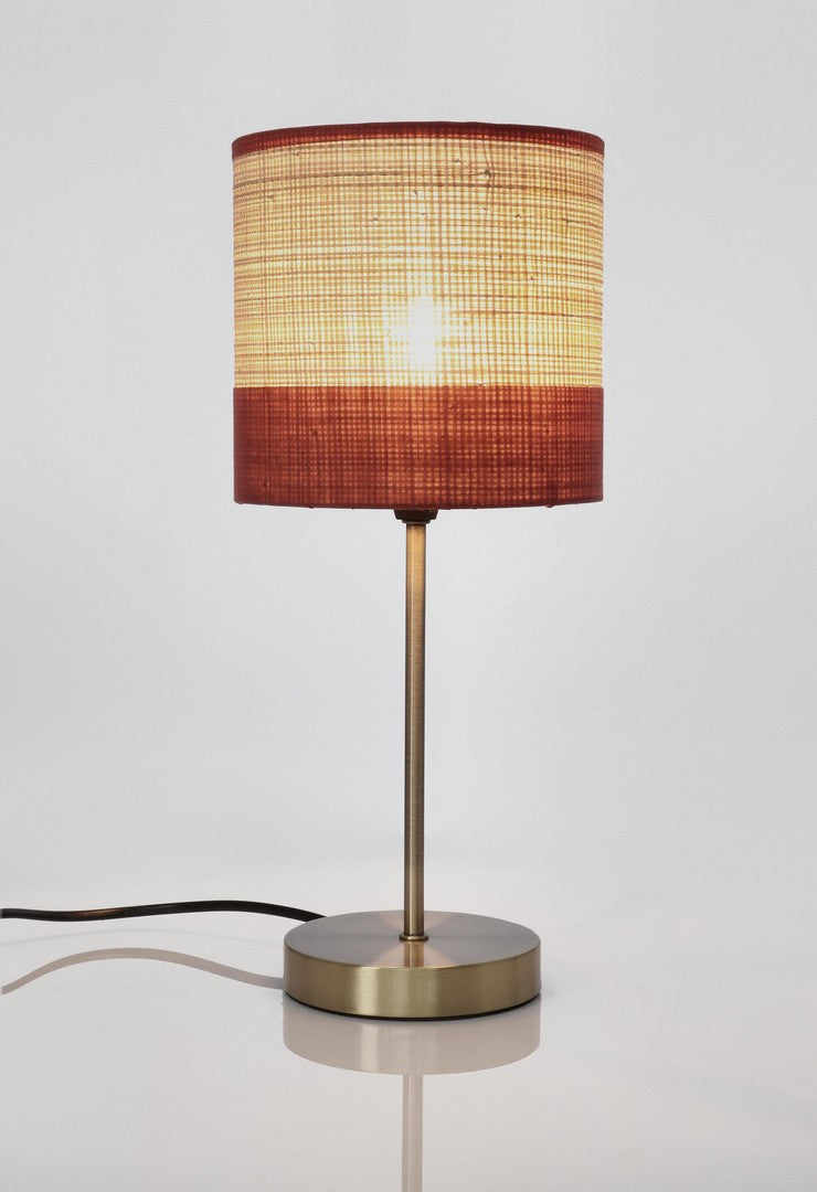 Lampă De Masă Vintage Textil Terracotta, Aylen Bizzotto - Imagine 3