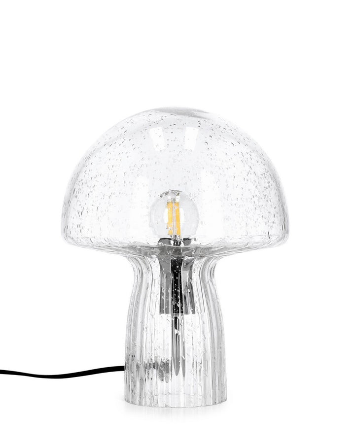 Lampă De Masă Transparentă Din Sticlă, Carysa Grey Bizzotto - Imagine 1