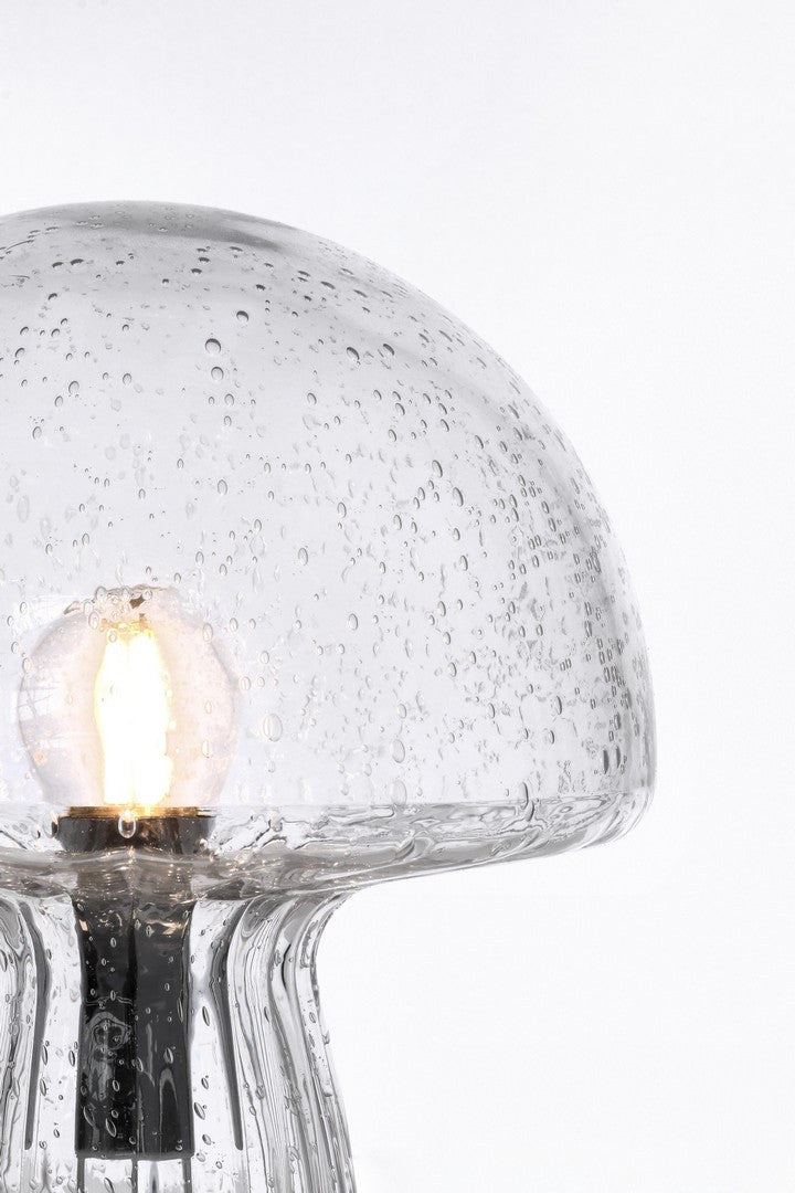 Lampă De Masă Transparentă Din Sticlă, Carysa Grey Bizzotto - Imagine 5