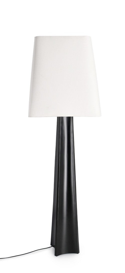 Lampă De Podea Modernă Metal Și Bumbac Negru, Tripura Bizzotto - Imagine 1
