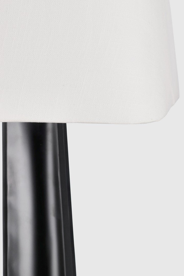 Lampă De Podea Modernă Metal Și Bumbac Negru, Tripura Bizzotto - Imagine 2