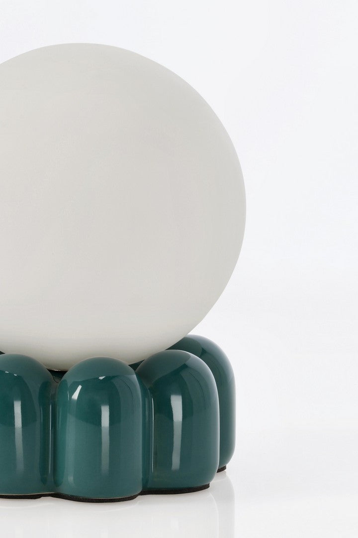 Lampă De Masă Eclectică Ceramică Verde, Glym Ro Bizzotto - Imagine 2