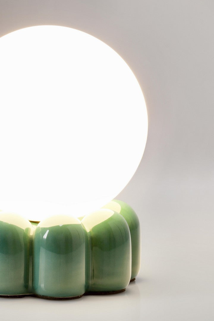 Lampă De Masă Eclectică Ceramică Verde, Glym Ro Bizzotto - Imagine 4